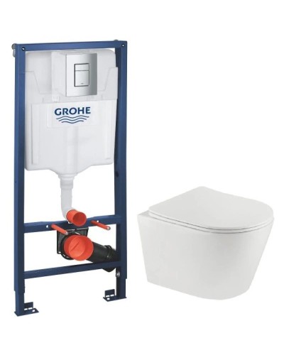 Комплект подвесной унитаз Teka Nexos 117320001 + система инсталляции 38772001