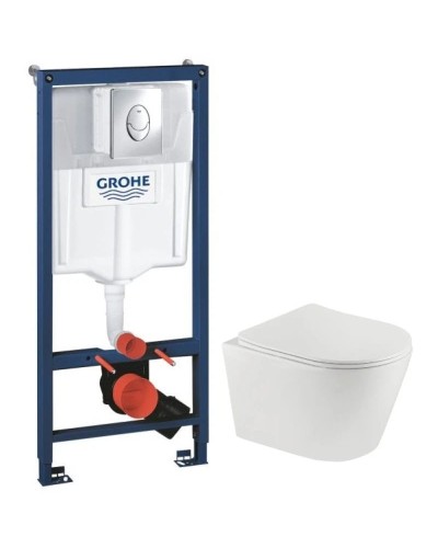 Комплект подвесной унитаз Teka Nexos 117320001 + система инсталляции 38721001