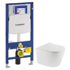 Комплект подвесной унитаз Teka Nexos 117320001 + система инсталляции 111.300.00.5