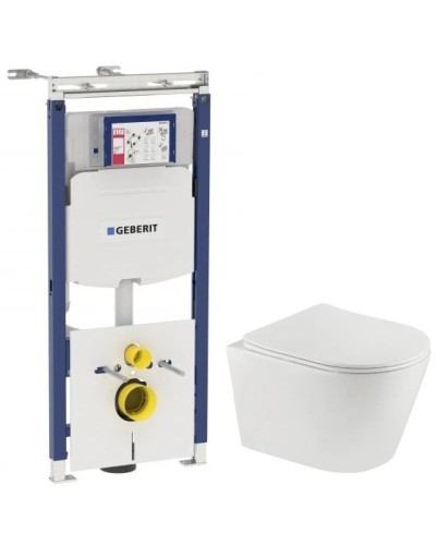 Комплект подвесной унитаз Teka Nexos 117320001 + система инсталляции 111.362.00.5