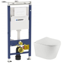 Комплект подвесной унитаз Teka Nexos 117320001 + система инсталляции 458.125.11.1