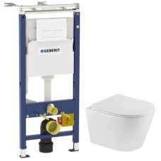 Комплект подвесной унитаз Teka Nexos 117320001 + система инсталляции 458.125.11.1