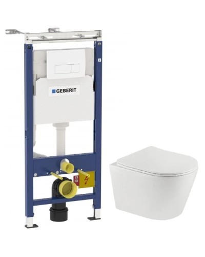 Комплект подвесной унитаз Teka Nexos 117320001 + система инсталляции 458.125.11.1