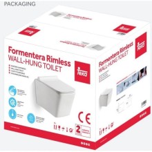 Комплект подвесной унитаз Teka Formentera 11.732.00.00 + система инсталляции TECE 9300302 + 9240401