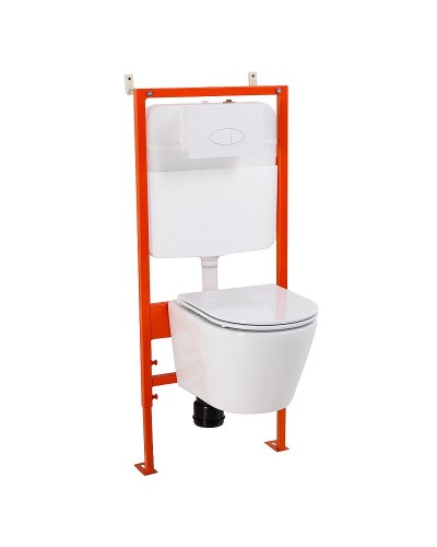 Инсталляция BelBagno BB026 для подвесного унитаза без клавиши смыва