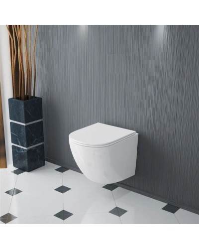 Комплект подвесной унитаз OWL 1975 Vind OWLT190302 + система инсталляции Geberit 458.125.21.1