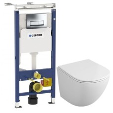 Комплект подвесной унитаз OWL 1975 Vind OWLT190302 + система инсталляции Geberit 458.125.21.1