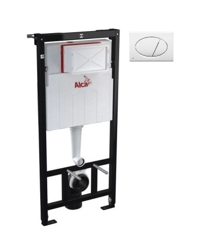 Комплект подвесной унитаз OWL 1975 Vind OWLT190302 + система инсталляции AlcaPlast AM101/11203:1RUSSETM70