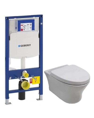 Комплект подвесной унитаз Noken Hotels N399999901 + N356330439 + система инсталляции Geberit 111.300.00.5