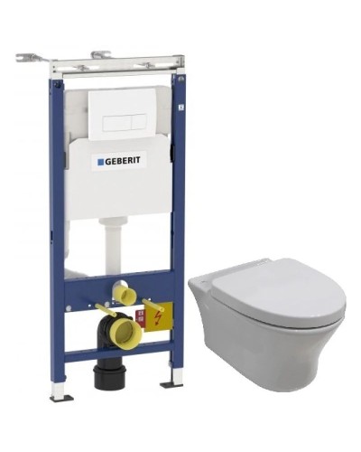 Комплект подвесной унитаз Noken Hotels N399999901 + N356330439 + система инсталляции Geberit 458.125.11.1