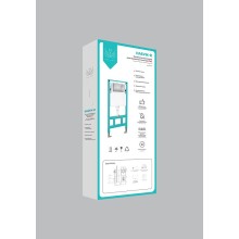 Инсталляция Owl 1975 Hasvik OWLINSTNI для унитаза с клавишей смыва Хром