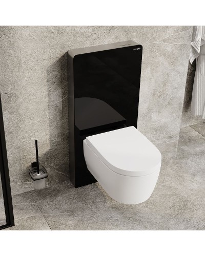 Инсталляция WasserKRAFT Naab 86TLT.040.SE.BL для унитаза Черная