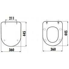 Комплект подвесной унитаз Creavit Free FE322-11CB00E-0000 + KC0903.02.0000E + система инсталляции Grohe 38772001