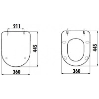 Комплект подвесной унитаз Creavit Free FE322-11CB00E-0000 + KC0903.02.0000E + система инсталляции Grohe 38721001