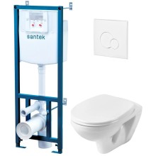 Комплект подвесной унитаз + система инсталляции Santek Бореаль 1.WH30.2.464