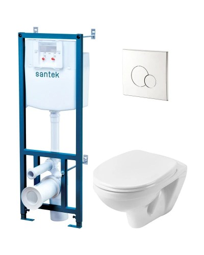 Комплект подвесной унитаз + система инсталляции Santek Бореаль 1.WH50.1.544