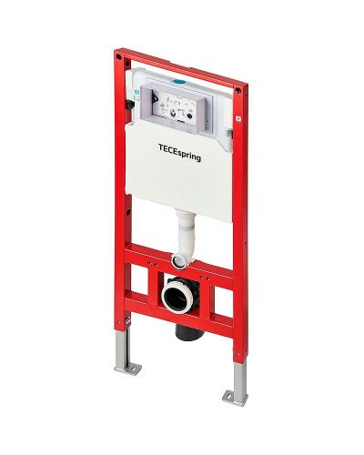 Инсталляция Tece Spring S955203 для унитаза с Белой глянцевой клавишей смыва