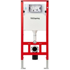 Инсталляция Tece Spring S955203 для унитаза с Белой глянцевой клавишей смыва