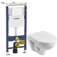 Комплект подвесной унитаз Santek Бореаль 1.WH30.1.977 + система инсталляции Geberit 458.125.11.1