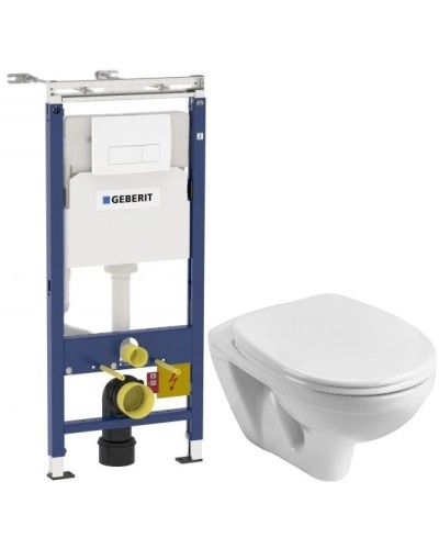 Комплект подвесной унитаз Santek Бореаль 1.WH30.1.977 + система инсталляции Geberit 458.125.11.1