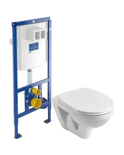 Комплект подвесной унитаз Santek Бореаль 1.WH30.1.977 + система инсталляции Villeroy & Boch 92246100