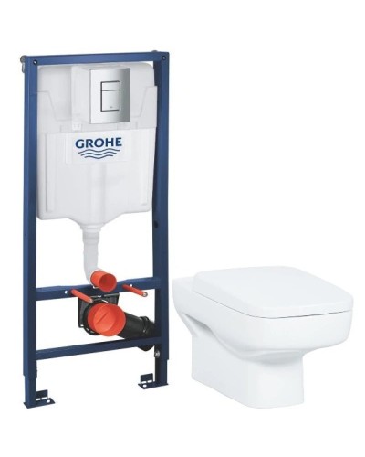 Комплект подвесной унитаз Creavit Sphinx SP320-11CB00E-0000 + KC1803.01.0000E + система инсталляции Grohe 38772001