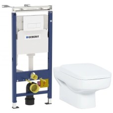 Комплект подвесной унитаз Creavit Sphinx SP320-11CB00E-0000 + KC1803.01.0000E + система инсталляции Geberit 458.125.11.1