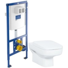 Комплект подвесной унитаз Creavit Sphinx SP320-11CB00E-0000 + KC1803.01.0000E + система инсталляции Villeroy & Boch 92246100