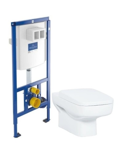 Комплект подвесной унитаз Creavit Sphinx SP320-11CB00E-0000 + KC1803.01.0000E + система инсталляции Villeroy & Boch 92246100