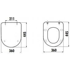 Комплект подвесной унитаз Creavit Free FE320-11CB00E-0000 + KC0903.02.0000E + система инсталляции Jacob Delafon E5504-NF + E4326-00