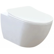 Комплект подвесной унитаз Creavit Free FE320-11CB00E-0000 + KC0903.02.0000E + система инсталляции Jacob Delafon E5504-NF + E4316-CP