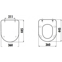 Комплект подвесной унитаз Creavit Free FE320-11CB00E-0000 + KC0903.02.0000E + система инсталляции Villeroy & Boch 92246100