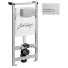 Комплект подвесной унитаз Esbano Clavel ESUPCLAVW + система инсталляции Jacob Delafon E5504-NF + E4326-00