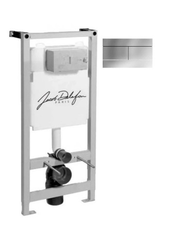 Комплект подвесной унитаз Esbano Clavel ESUPCLAVW + система инсталляции Jacob Delafon E5504-NF + E4316-CP