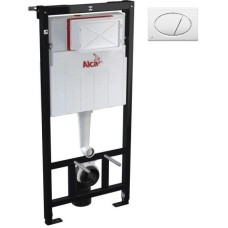 Комплект подвесной унитаз Esbano Clavel ESUPCLAVW + система инсталляции AlcaPlast AM101/11203:1RUSSETM71