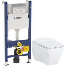 Комплект подвесной унитаз Creavit Bull BL320-11CB00E-0000 + KC0603.01.0000E + система инсталляции Geberit 458.124.21.1