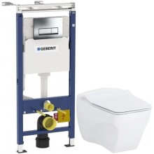 Комплект подвесной унитаз Creavit Bull BL320-11CB00E-0000 + KC0603.01.0000E + система инсталляции Geberit 458.125.21.1