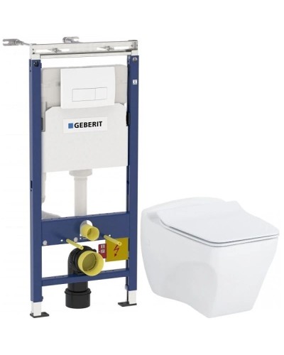 Комплект подвесной унитаз Creavit Bull BL320-11CB00E-0000 + KC0603.01.0000E + система инсталляции Geberit 458.125.11.1