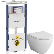 Комплект подвесной унитаз Am.Pm Spirit 2.0 C701700WH + C707857WH + система инсталляции Geberit 111.362.00.5