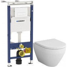Комплект подвесной унитаз Am.Pm Spirit 2.0 C701700WH + C707857WH + система инсталляции Geberit 458.125.11.1