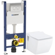 Комплект подвесной унитаз Creavit Trend TP324-11CB00E-0000 + KC2303.01.0000E + система инсталляции Geberit 458.124.21.1