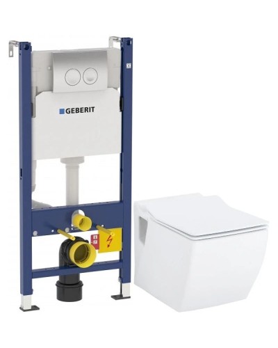 Комплект подвесной унитаз Creavit Trend TP324-11CB00E-0000 + KC2303.01.0000E + система инсталляции Geberit 458.124.21.1