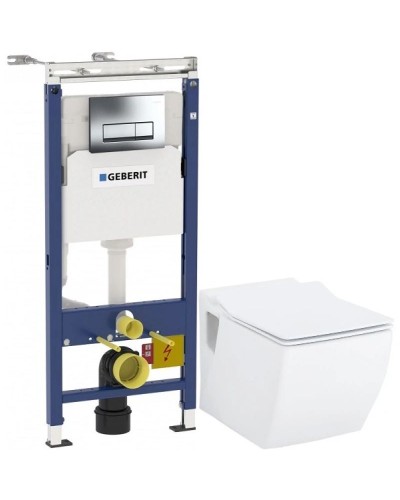 Комплект подвесной унитаз Creavit Trend TP324-11CB00E-0000 + KC2303.01.0000E + система инсталляции Geberit 458.125.21.1