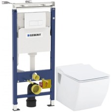 Комплект подвесной унитаз Creavit Trend TP324-11CB00E-0000 + KC2303.01.0000E + система инсталляции Geberit 458.125.11.1