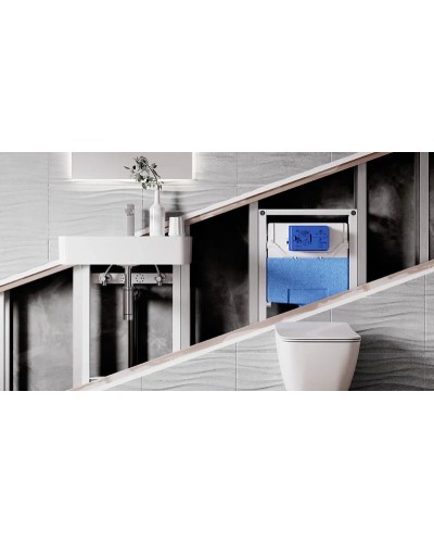 Инсталляция Ideal Standard Prosys TT00007/115A6 для унитаза с Черной матовой клавишей смыва