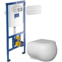 Комплект подвесной унитаз Bien Flash FLKA052N1VP0W3000 + система инсталляции Villeroy & Boch 92246100 + 92249068