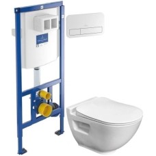 Комплект подвесной унитаз Bien Harmony HRKA052N2VP0W3000 + система инсталляции Villeroy & Boch 92246100 + 92249068