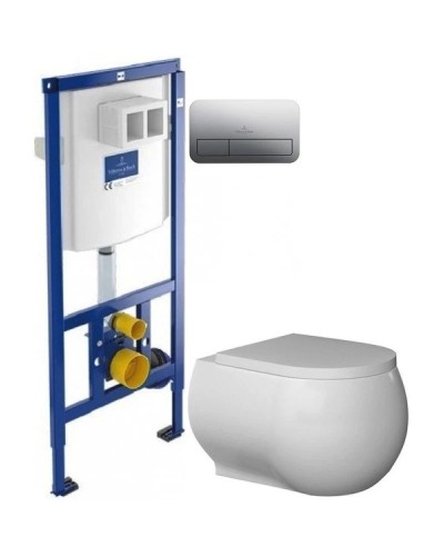 Комплект подвесной унитаз Bien Flash FLKA052N1VP0W3000 + система инсталляции Villeroy & Boch 92246100 + 92249061