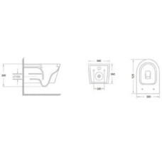 Комплект подвесной унитаз Teka Manacor 11.732.00.02 + система инсталляции Villeroy & Boch 92246100 + 92249061