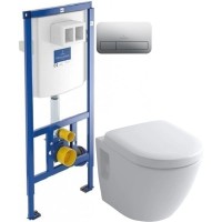 Комплект подвесной унитаз Toto NC CW762Y + VC100N + система инсталляции Villeroy & Boch 92246100 + 92249061